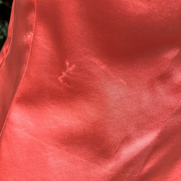 INC International Concepts Tank Top Sz 10 Silk Sleeveless Pink Coral Y2K Summer - Picture 6 of 9